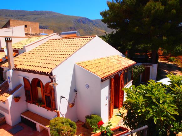 San Vito lo Capo, Ferienhaus 6 Personen, Pool, Meerblick