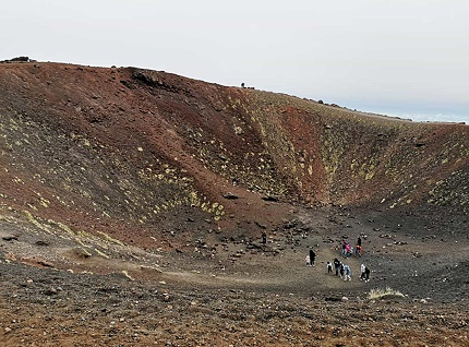 Ã„tna Krater auf Sizilien