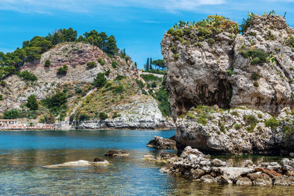 Ostkueste Sizilien Isola Bella